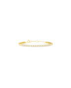 Riley Tennis Bracelet - Gold