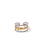 Mereki Two Tone Ring