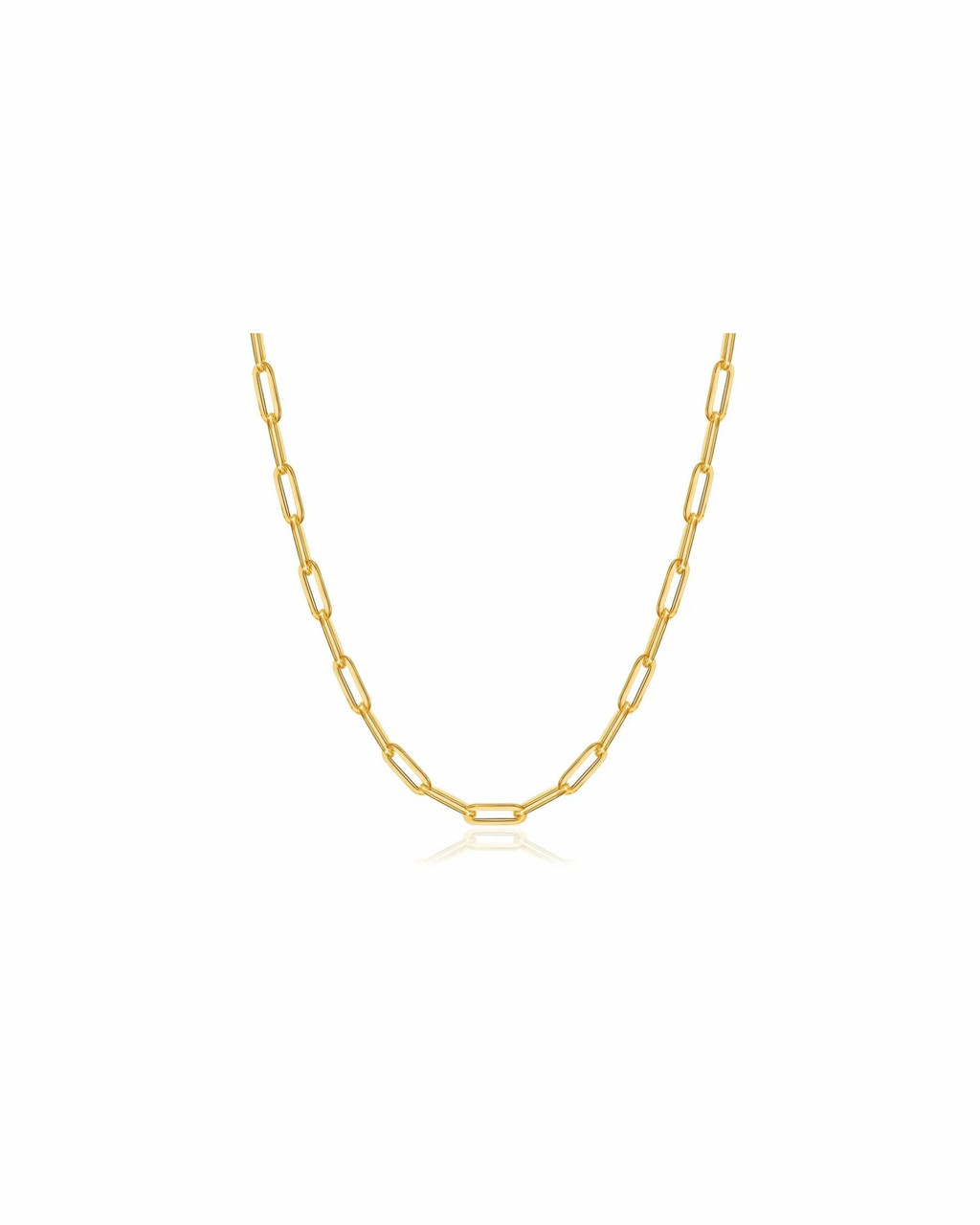 Alista Paper Clip Necklace - Gold