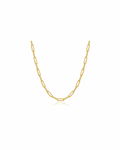 Alista Paper Clip Necklace - Gold