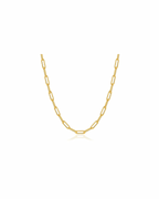Alista Paper Clip Necklace - Gold
