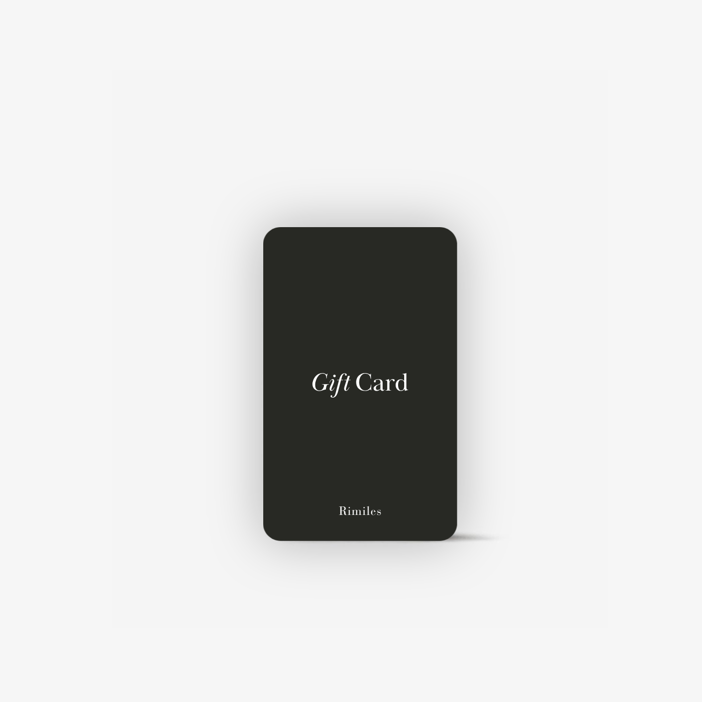 Rimiles Gift Cad