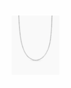 Riley Tennis Necklace - Silver