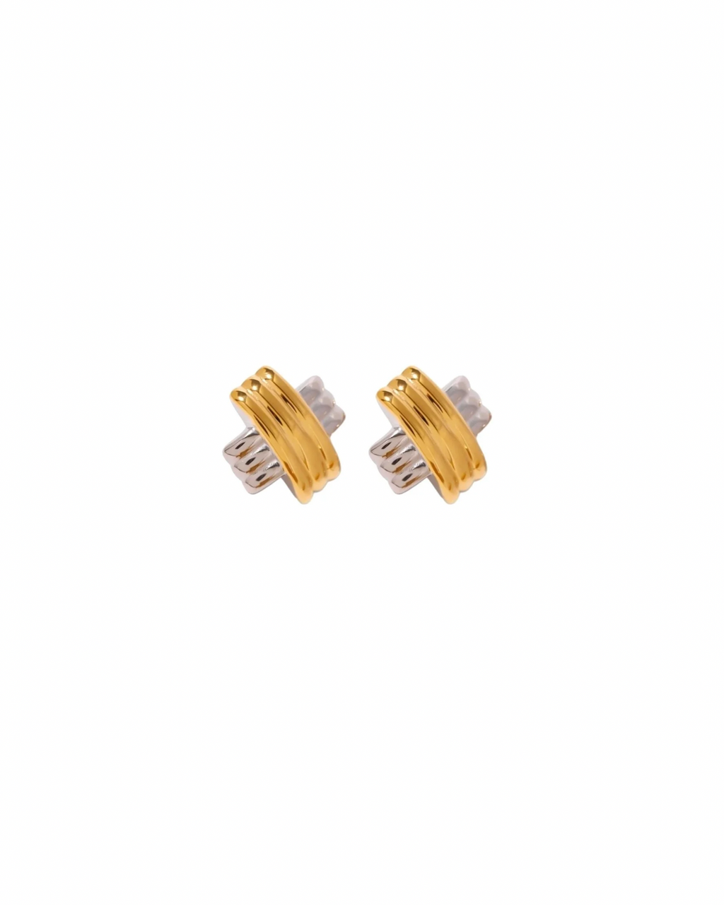 Skylar Earrings -Two Tone