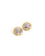 Hanel Earrings - Two Tone