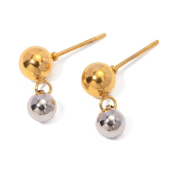 0dette Two Tone Earrings