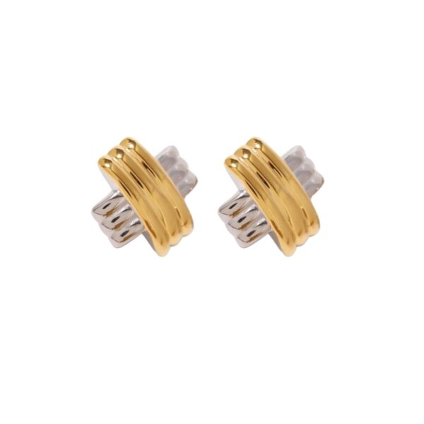 Skylar Earrings -Two Tone